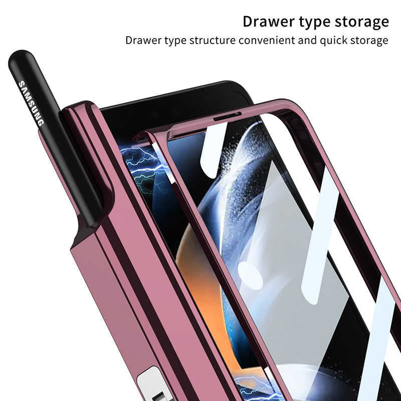 Samsung Wireless Magnetic Charging Case with Pen Slot Z FOLD 4