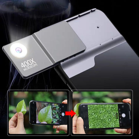 Pousbo® 400x Phone Microscope with Light for iPhone