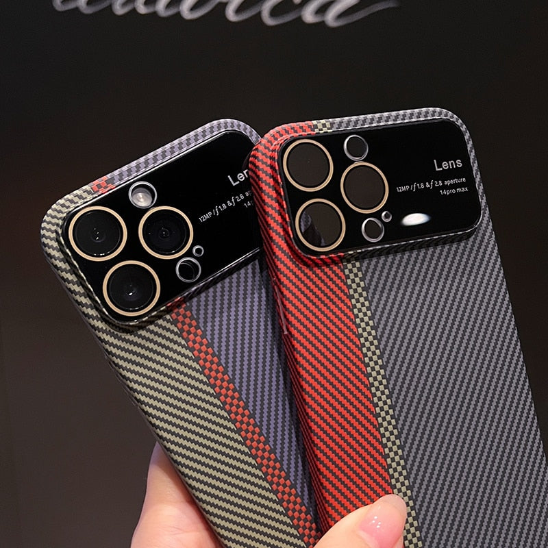 Fashion Carbon Fibre  For iPhone 14 &13