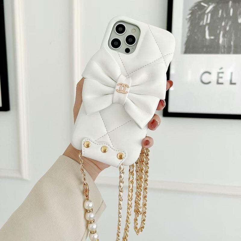 Chanel Bow Case with Strap