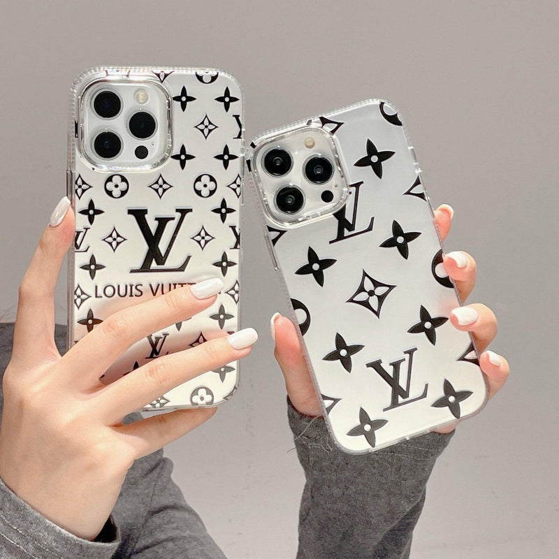 Premuim White LV  case for Iphone